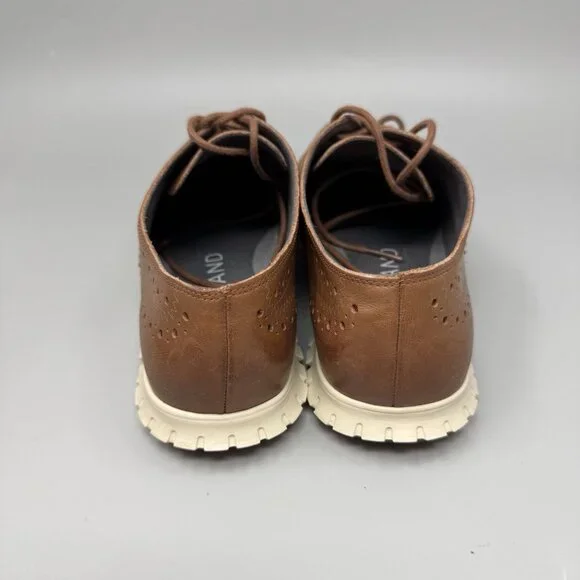 Cole Haan Zerogrand Womens Brown Leather Oxford Shoes Size  display picture 1